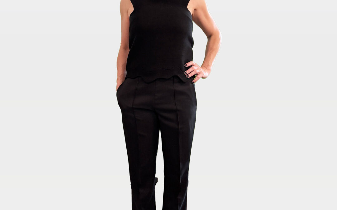 Christopher Kane Sleeveless Top and Black Pants