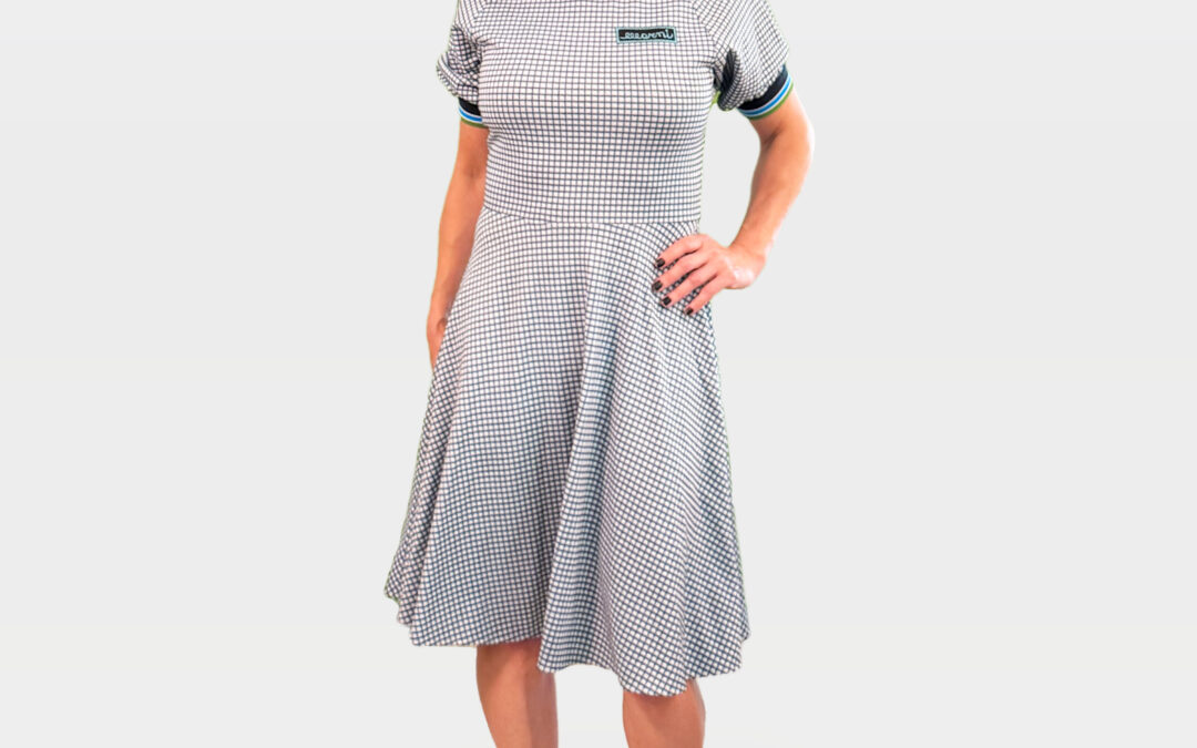 Marni Check Cotton Dress and Marni Sneakers